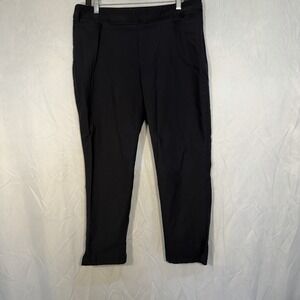 tommy bahama island zone Women's Pull On Pants Black Rayon Blend Size 14 Stretch